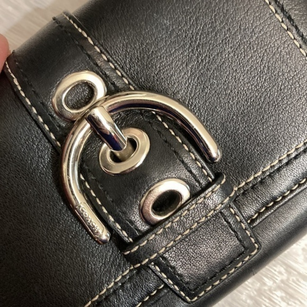 Coach black Leather Soho wallet - Picture 9 of 12